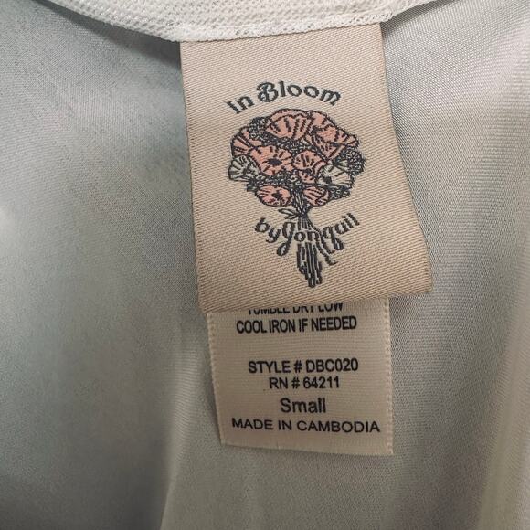 Bloom Jonquil GOWN LONG Bridal White Beaded Camisole Small TAGS ON Silky Wedding - Picture 8 of 15